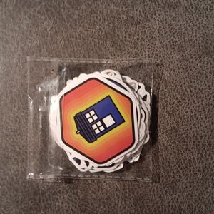 Colorful Dr Who Stickers - 50 Count